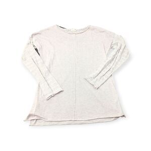 Hem & Thread Pink Thin Long Sleeve Knit Sweater Size Small E